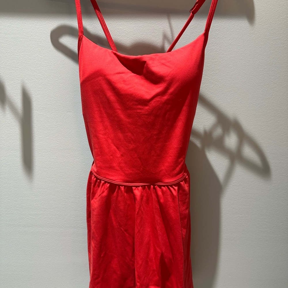 Gilly Hicks active dress with shorts RED